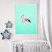 Flamingo Print, Nursery Wall Art, PRINTABLE Nursery Art, Large Wall Art ...