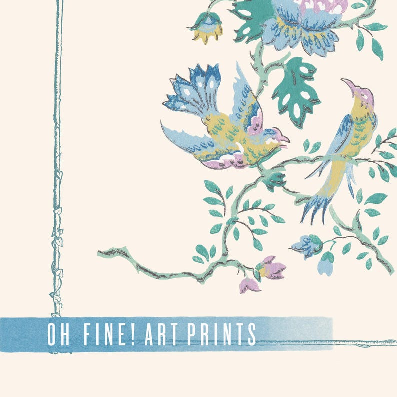 Vintage Botanical Art Print, Floral Antique Cottagecore Wall Art, Light ...