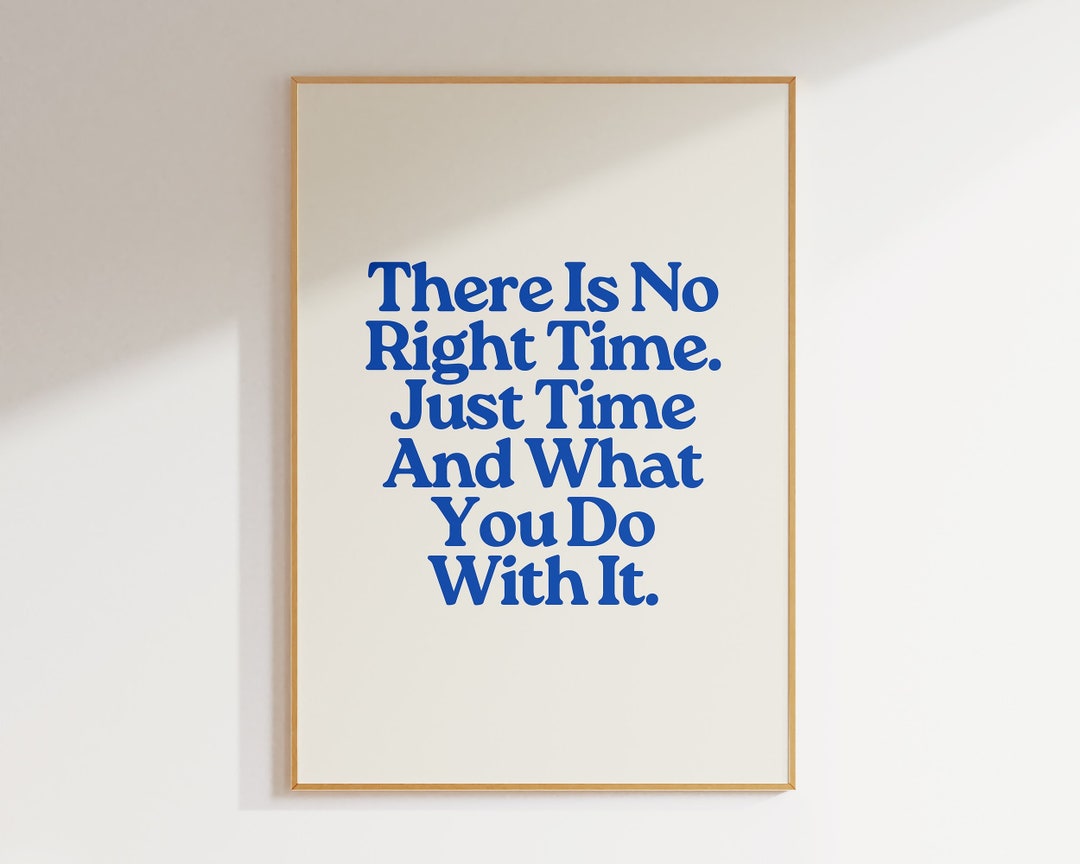 Printable Inspirational Quote Print, Aesthetic Room Decor, Trendy Wall ...