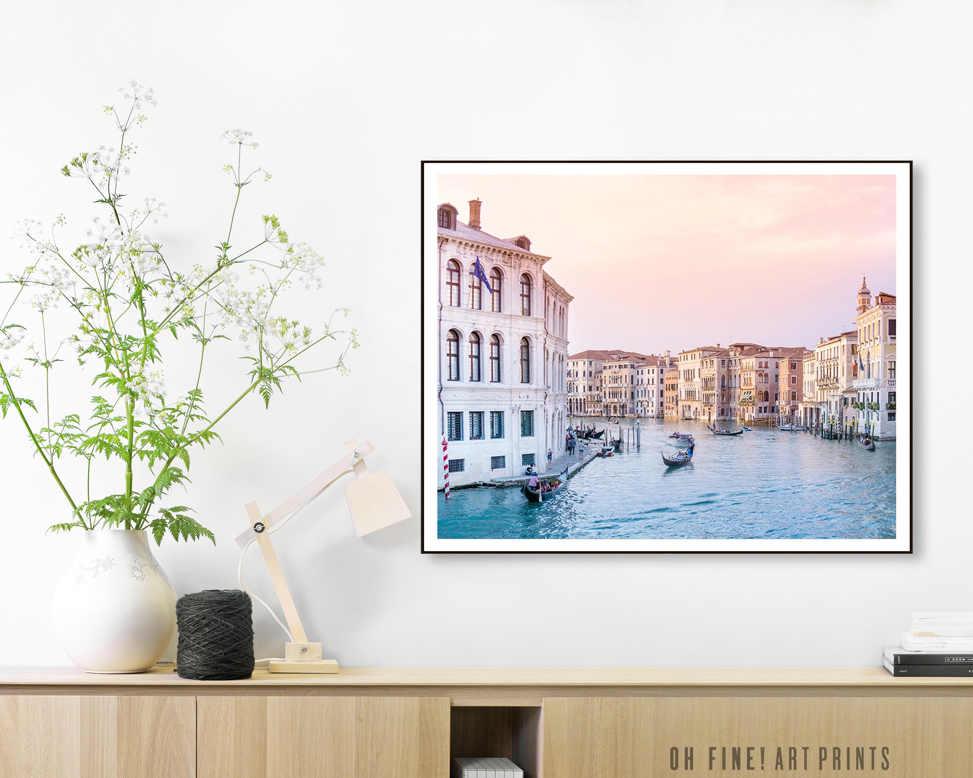 Venice Print Printable Art Italy Wall Art Grand Canal | Etsy