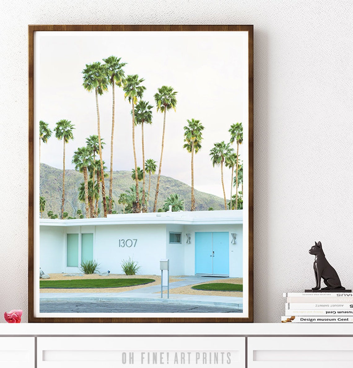 Palm Springs Poster Printable Wall Art Mid Century Modern - Etsy