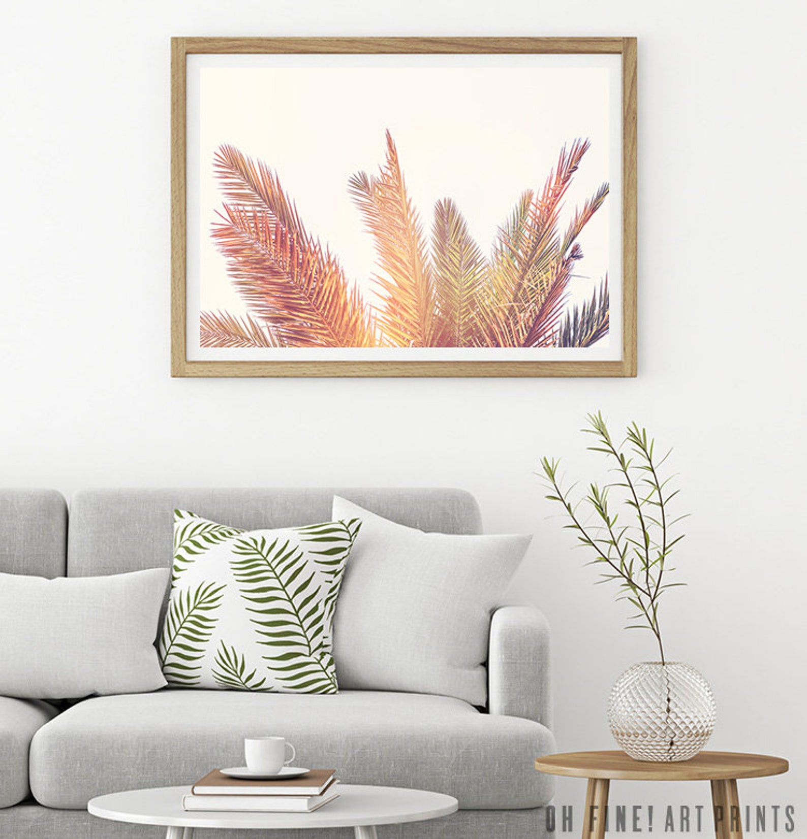 Palm Tree Printable Wall Art Prints Tropical Print Large - Etsy