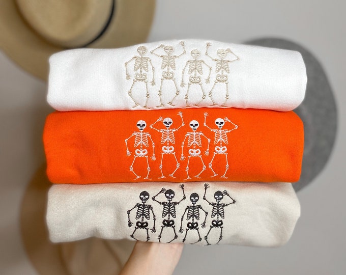 Dancing Skeletons Graphic Sweatshirt
