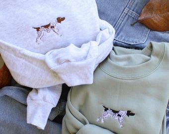 German Shorthaired Pointer Embroidered Sweatshirt