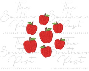 Apfel-Collage-Stickdatei zum Download (EINHEITSGRÖSSE)
