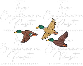 Enten-Trio Stickdatei Download (ONE SIZE)
