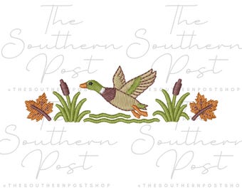 Duck Scene Embroidery Download (ONE SIZE)