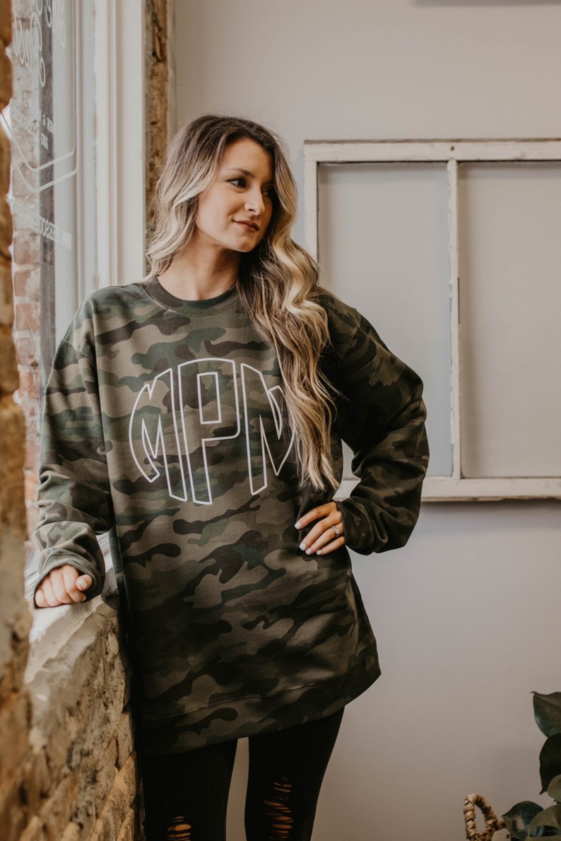 Camo Monogram Sweatshirt