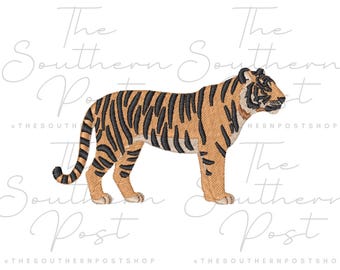 Tiger Icon Embroidery Download (3 + 4 inch)