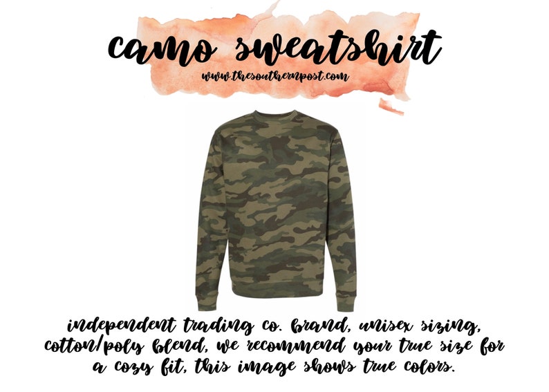 Camo Monogram Sweatshirt