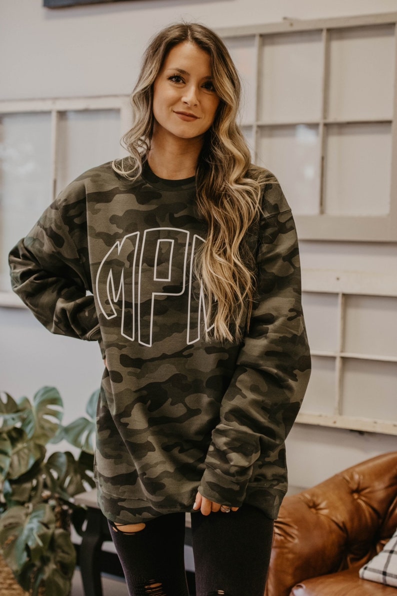 Camo Monogram Sweatshirt
