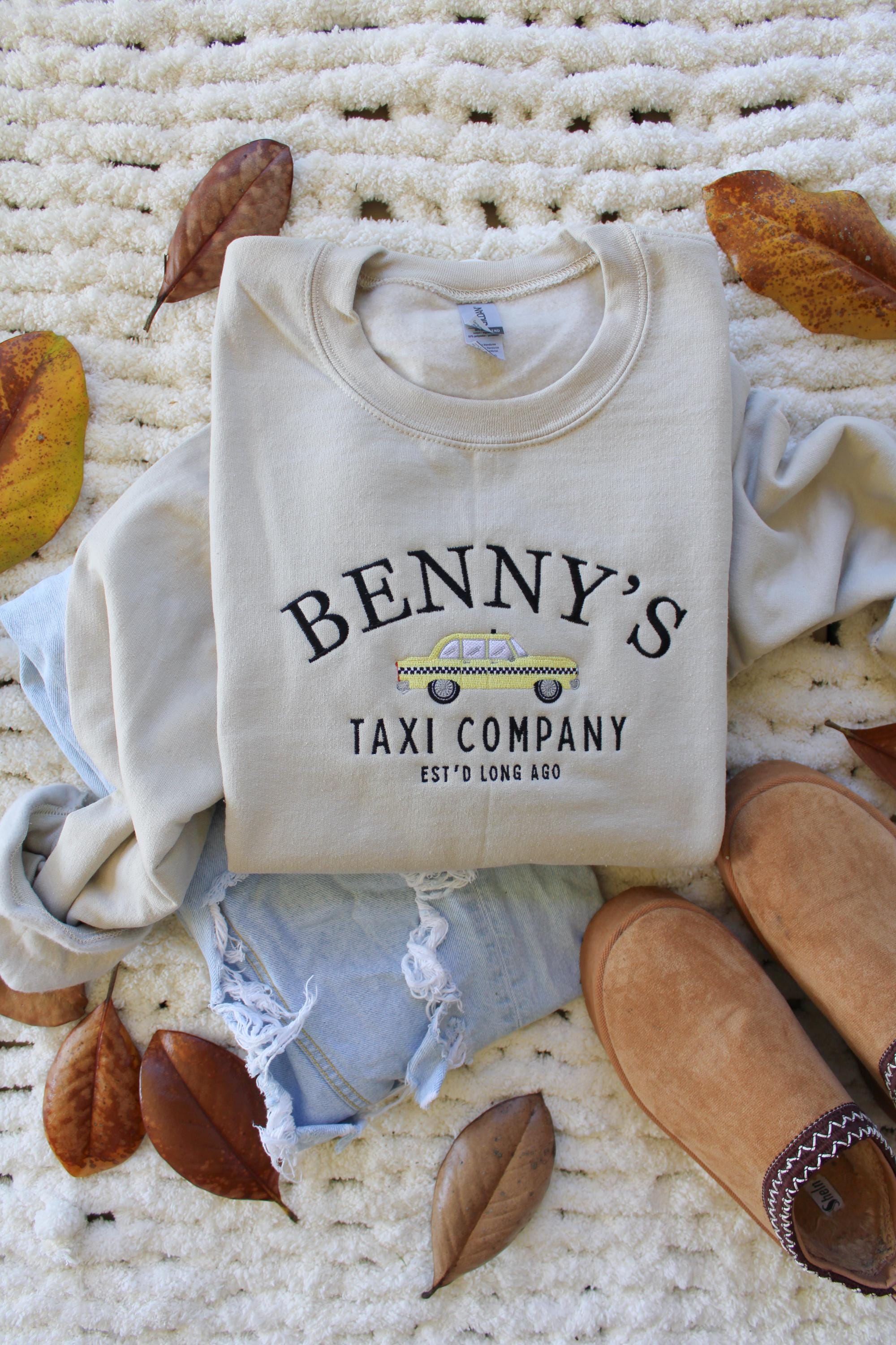Benny's Taxi Co. Sweatshirt -- Halloween Sweatshirt