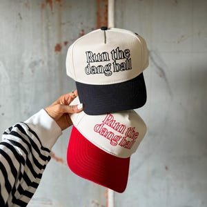 Run The Dang Ball Vintage Trucker Hat-RTDBVH
