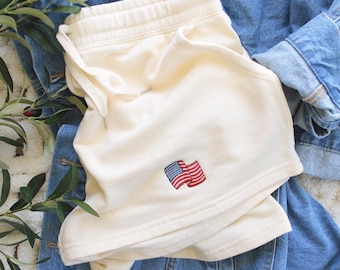 American Flag Lounge Shorts