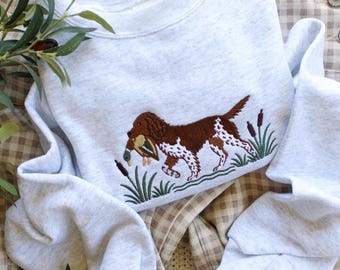 Bird Dog Embroidered Sweatshirt