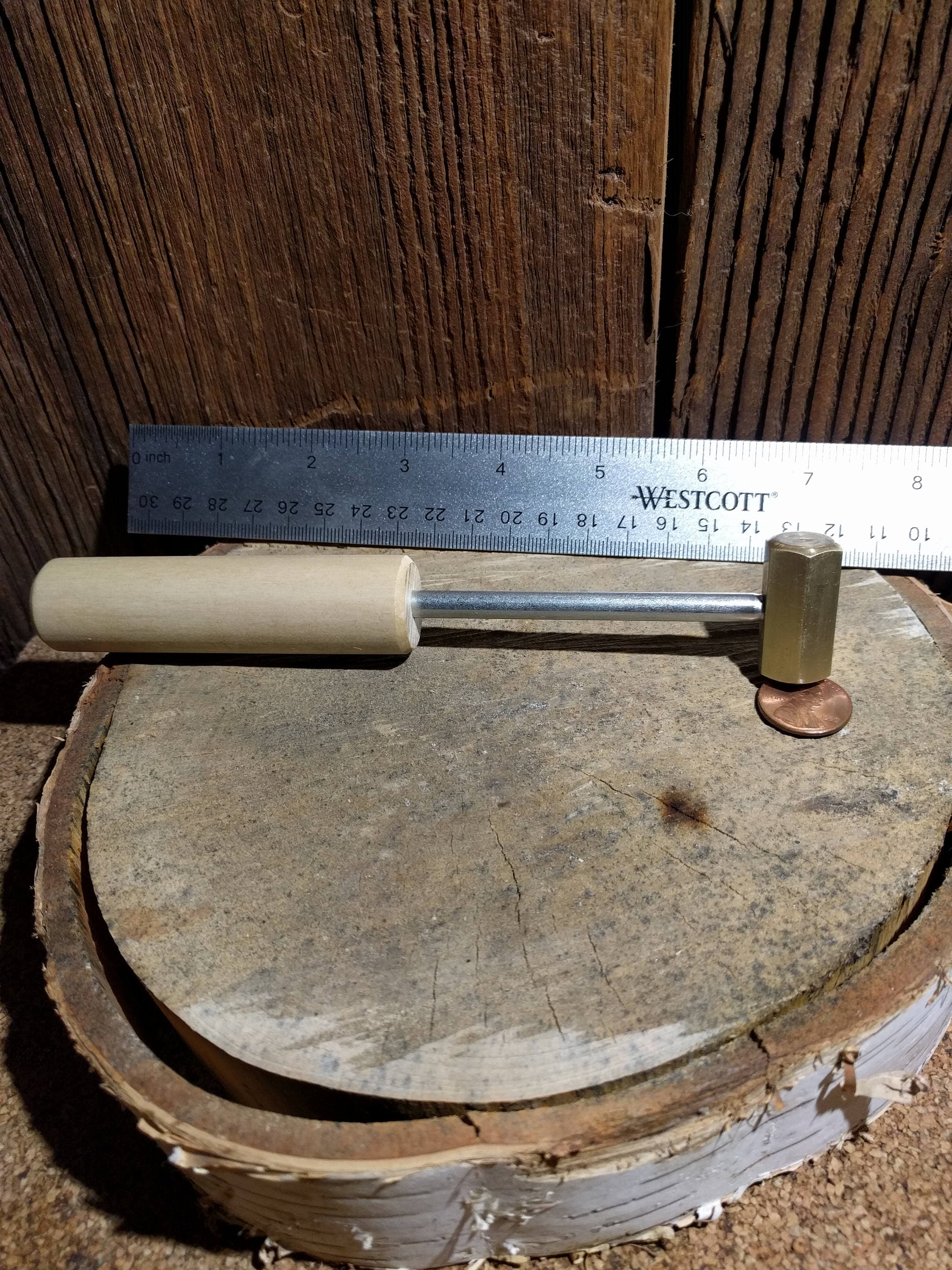 Brass mini hammer 2oz craft hammer Etsy