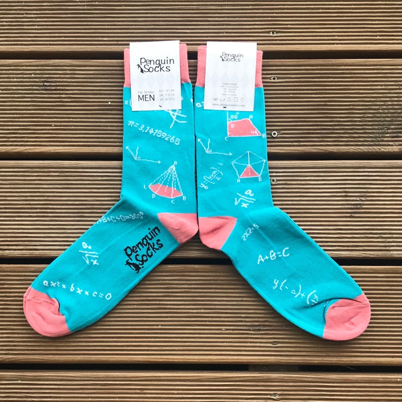 Pizza socks Umbrella socks Week socks pack 7 Funny socks for Men Banana socks Sheep socks Math socks Stone Age socks Music socks