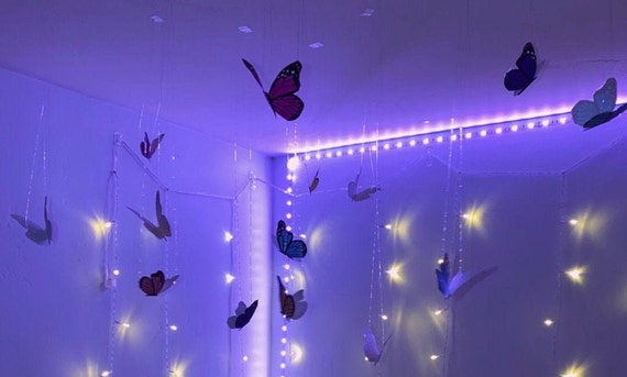 Aesthetic Butterfly Room Decor Aesthetic Teen Vsco Ceiling Etsy