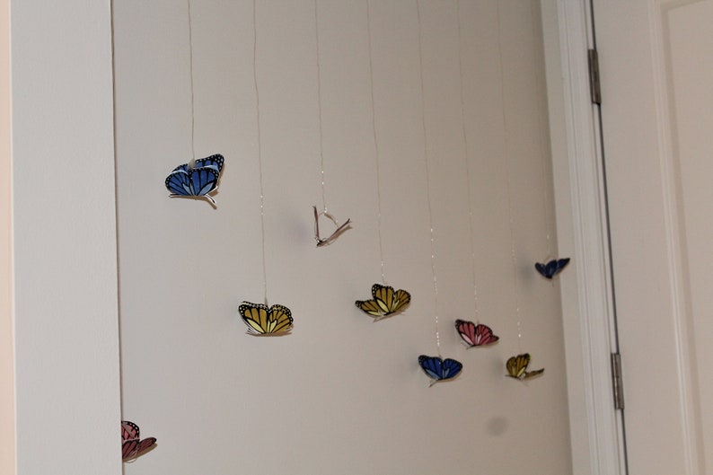 Aesthetic butterfly room decor Aesthetic teen vsco ceiling Etsy