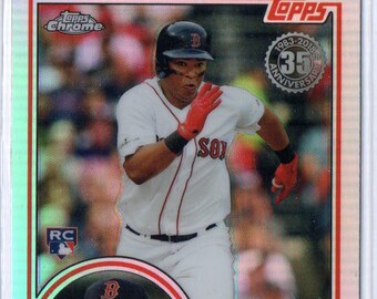 RAFAEL DEVERS 2018 Topps Chrome 83T #18 Baseball Card - Boston Red Sox