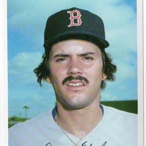 DENNIS ECKERSLEY 1981 Topps 5x7 Baseball Card - Boston Red Sox