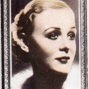 GLORIA STUART 1934 Phillips sterren van het scherm #37 sigaretten kaart