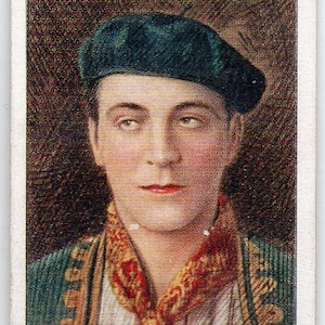 RICARDO CORTEZ 1928 Wills Cinema Sterren #6 Sigarettenkaart
