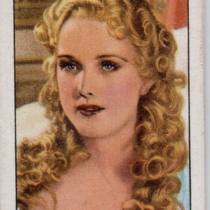 ANITA LOUISE 1935 Gallaher-portretten van beroemde sterren #37 sigarettenkaart