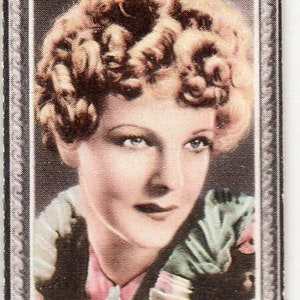 ELISSA LANDI 1936 Phillips Stars of the Screen # 39 Sigarettenkaart