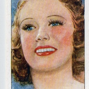 ELEANOR POWELL 1938 Speler Film Sterren 3e Serie # 38 Sigarettenkaart