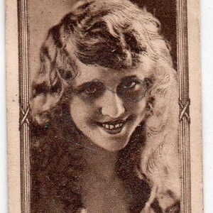 JUNI CAPRICE 1923 Edwards Ringer Bigg Cinema Stars #8 Sigarettenkaart