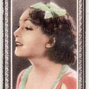 LUPE VELEZ 1936 Phillips Stars of the Screen #45 sigarettenkaart