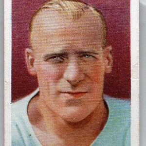 ERIC BROOK 1935 Wills Association Footballers #7 Zigarettenkarte - Manchester City FC