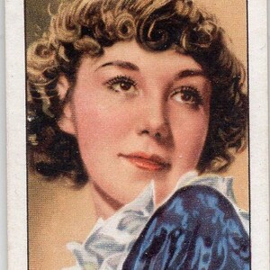 ANNE SHIRLEY 1935 Gallaher-portretten van beroemde sterren #6 sigarettenkaart