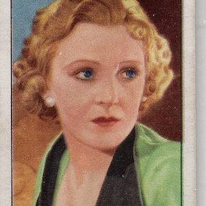 LORNA STORM 1935 Gallaher portretten van beroemde sterren #39 sigaretten kaart