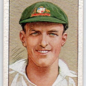 BILL W.J. O'REILLY 1934 Joueur de cricket #47 Carte à cigarettes