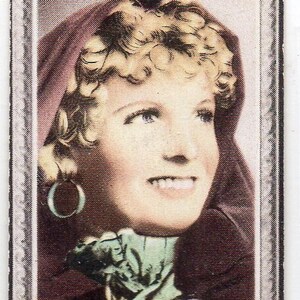 ANNA NEAGLE 1936 Phillips Stars of the Screen # 6 Sigarettenkaart