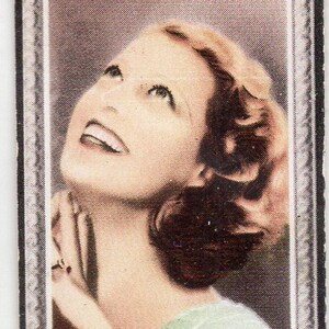 JEANETTE MACDONALD 1936 Phillips Sterren van het Scherm # 31 Sigaret Kaart