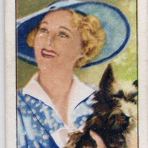 GRACE MOORE 1935 Gallaher-portretten van beroemde sterren #48 sigarettenkaart