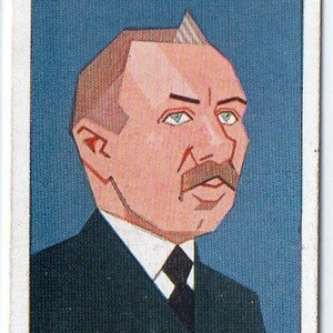 J.H. THOMAS 1926 Player Straight Line Caricatures #47 Carte de cigarette