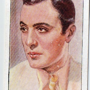 CHARLES BOYER 1938 Speler Film Stars 3e Serie # 5 Sigarettenkaart
