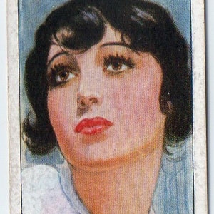 LUISE RAINER 1938 Speler Film Sterren 3e Serie #39 Sigarettenkaart