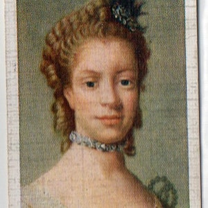 CHARLOTTE MECKLENBURG-STRELITZ 1935 Joueur Kings & Queens of England #41 Cigarette Card