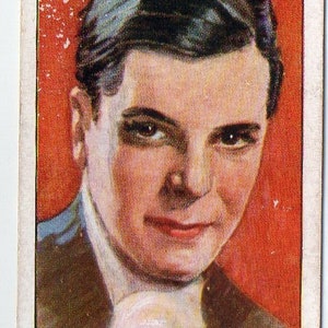 BARRY MACKAY 1938 Speler Film Stars 3e Serie # 27 Sigarettenkaart