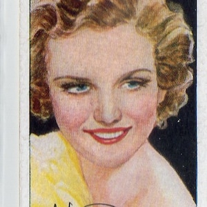 NOVA PILBEAM 1938 Speler Film Stars 3e Serie # 37 Sigarettenkaart