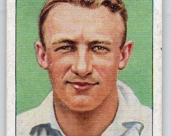 DON BRADMAN 1934 Player Cricketers #36 Cigarette Card