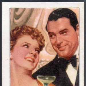 Entrez MADAME w/Elissa Landi & Cary accorderont 1935 Gallaher Film partenaires carte Cigarette #34