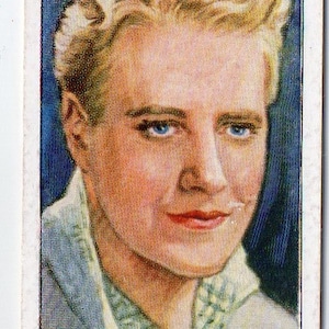 NELSON EDDY 1938 Speler Film Sterren 3e Serie #13 Sigarettenkaart