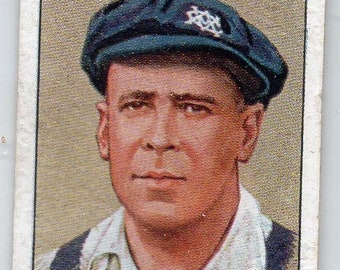 john player cigarette cards cricketers 1934 Complete Set of 50 1934 Cricketers Cigarette Cards John Player & Sons-  Displayed in Five Dedicated Sheets