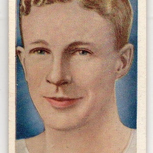 J.E. LOVELOCK 1935 Ardath State Express Sports Champions #40 Carte à cigarettes